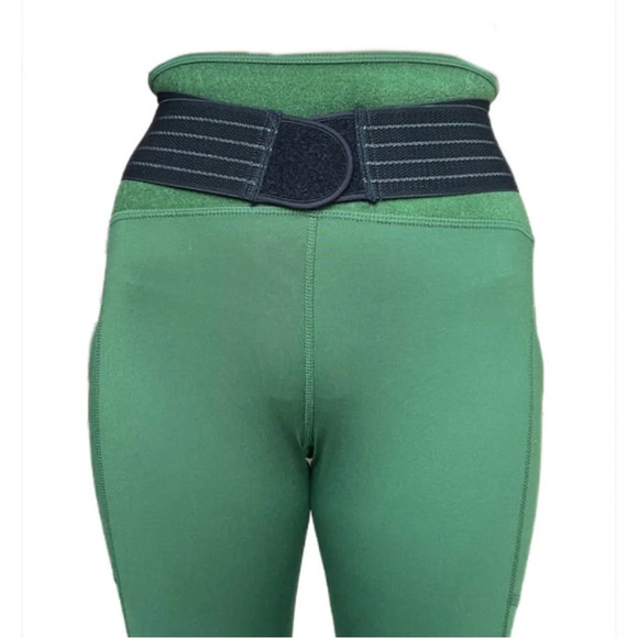 NWT Tommie Copper Adjustable Back Support Capri Lengthh Leggings Size XL - Picture 3 of 8